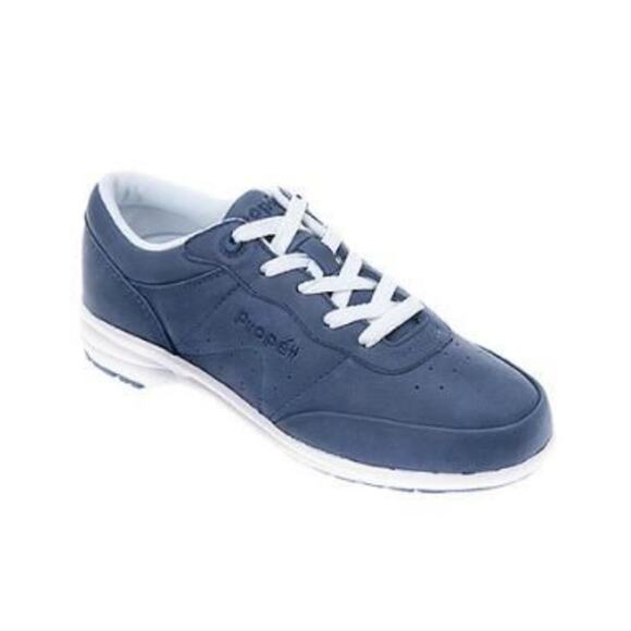 Propet Walker Washable Leather Blue Sneaker SZ 9 W3840 - Picture 1 of 6